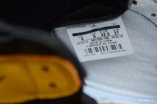 AR1020-700 Air 'Yellow Jordan High OG 1 Toe' AR1020-700 Retro 0802